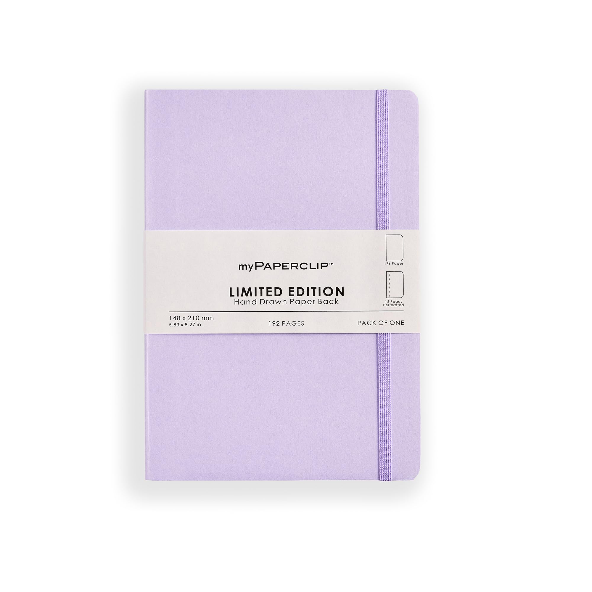 Carnet de notes myPAPERCLIP résistant format A5 lilas contre la perte d'idées - 8