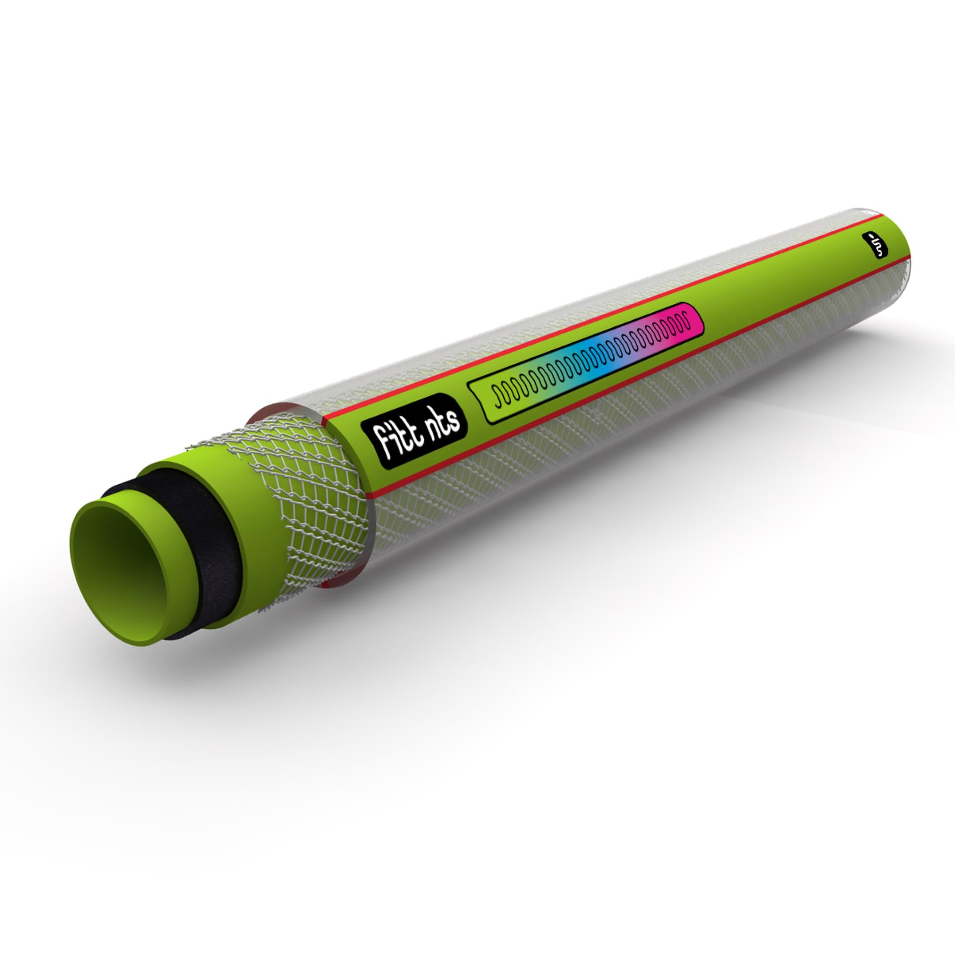 FITT NTS LIME 5/8" (15 mm) 20m Kit, Tubo per Irrigazione Giardino, Robusto e Malleabile per Uso Intensivo con Pistola Multigetto e Raccordi