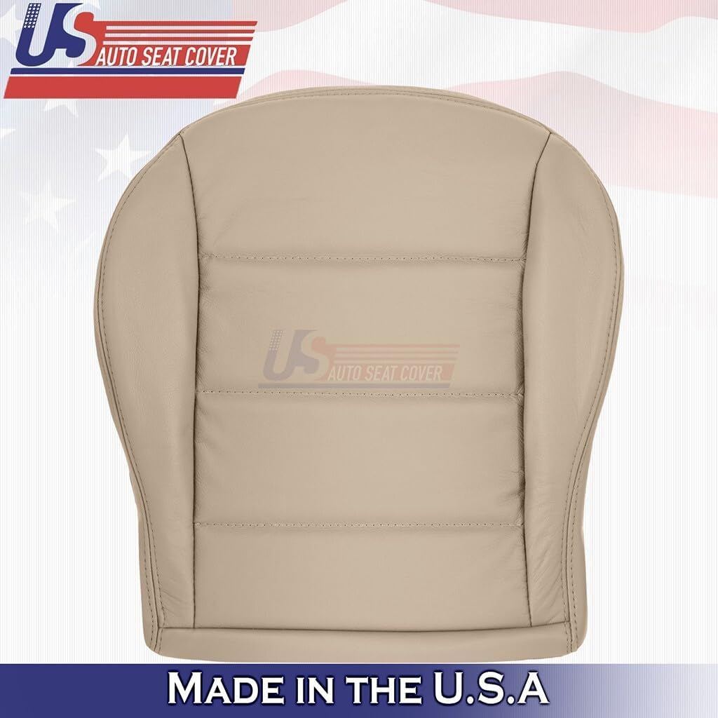 1999 to 2004 fits Volkswagen Jetta Driver & Passenger Bottoms Leather Cover Tan