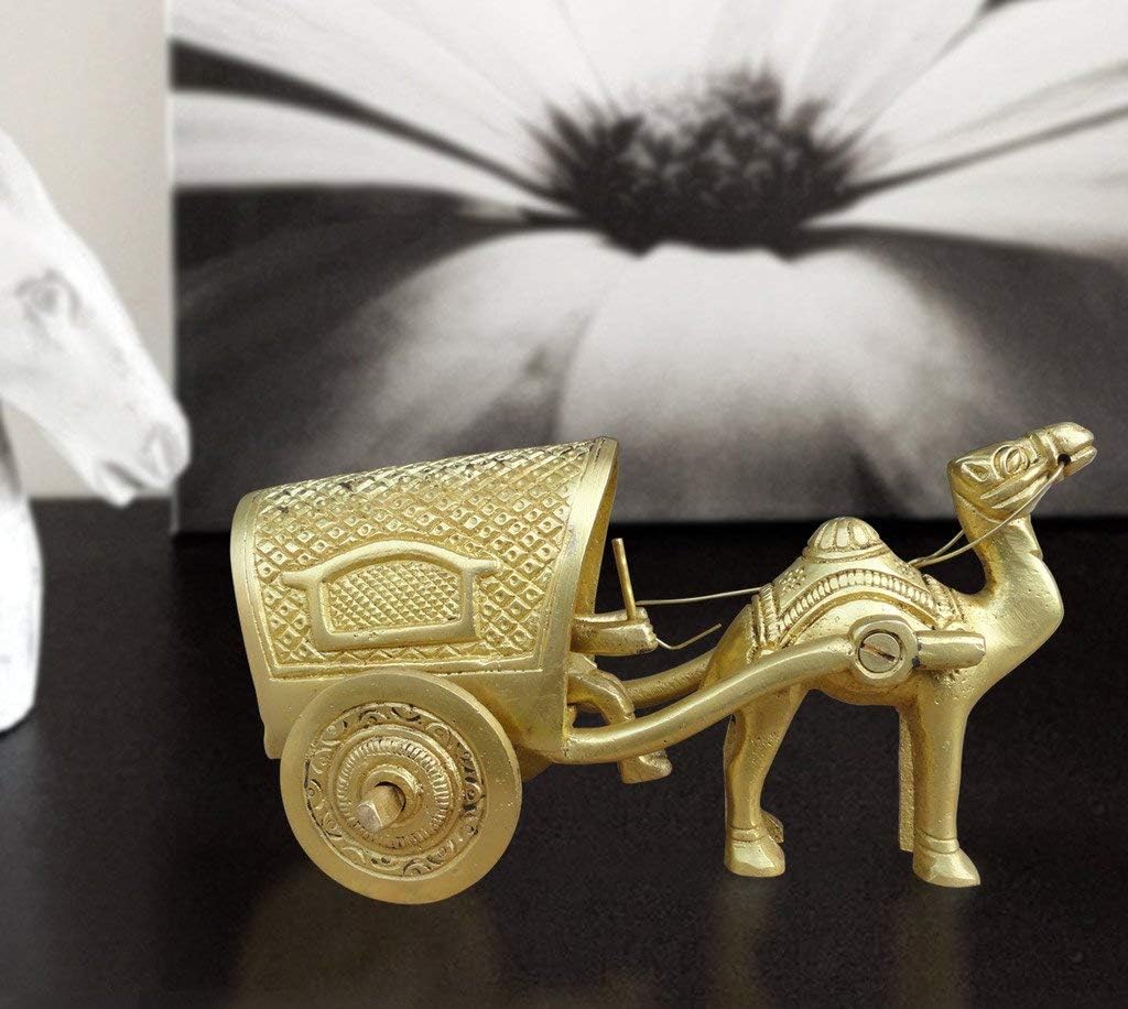 Brass Camel Cart Show Piece for Living Room | Home Decor/Decorative Accessories Living Room | House Warming Return Gifts