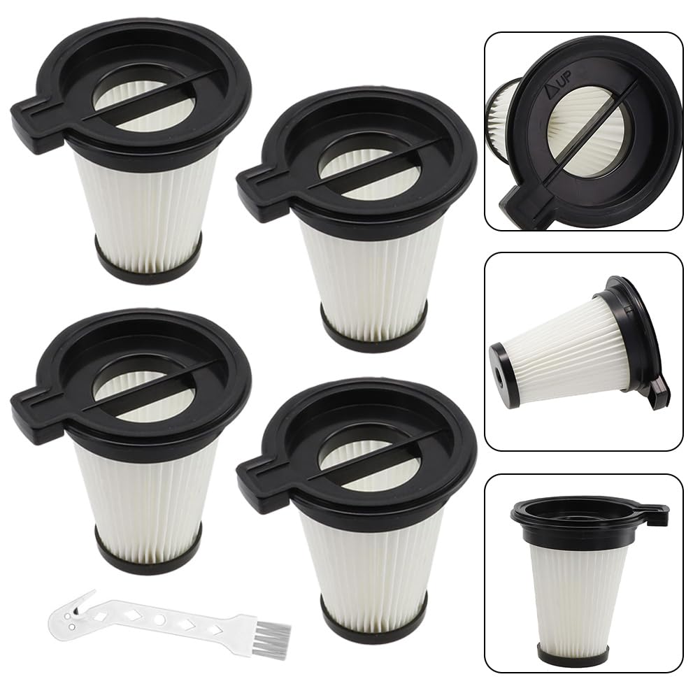 4 Filtri HEPA Lavabili Per Aspirapolvere Wyze Cordless + Spazzola Di Pulizia – Set Ricambio Con Prestazioni Al 99,99% Per Polveri Sottili