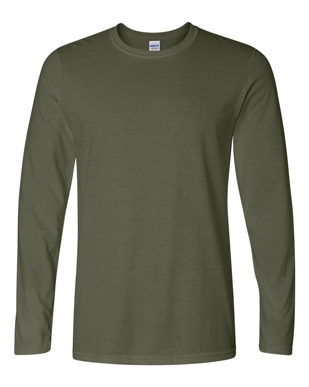 GildanMens 4.5 oz. SoftStyle Long-Sleeve T-Shirt G644 -MILI