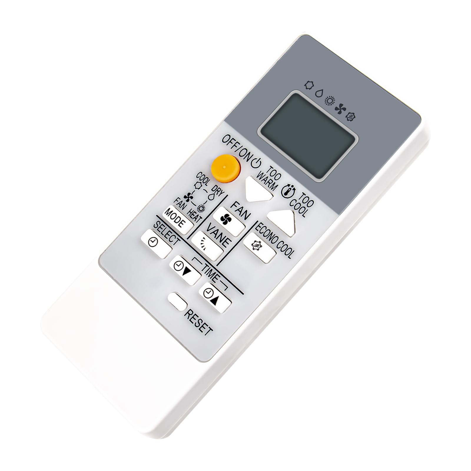 RH18A Replace AC Remote Control Compatible With Mitsubishi Electric Split A/C Air Conditioner MSZ-HR25VF MSZ-HR35VF MSZ-HR42VF MSZ-HR50VF MUZ-HR25VF MUZ-HR35VF MUZ-HR42VF MUZ-HR50VF MSZ-HR25VFK-E1