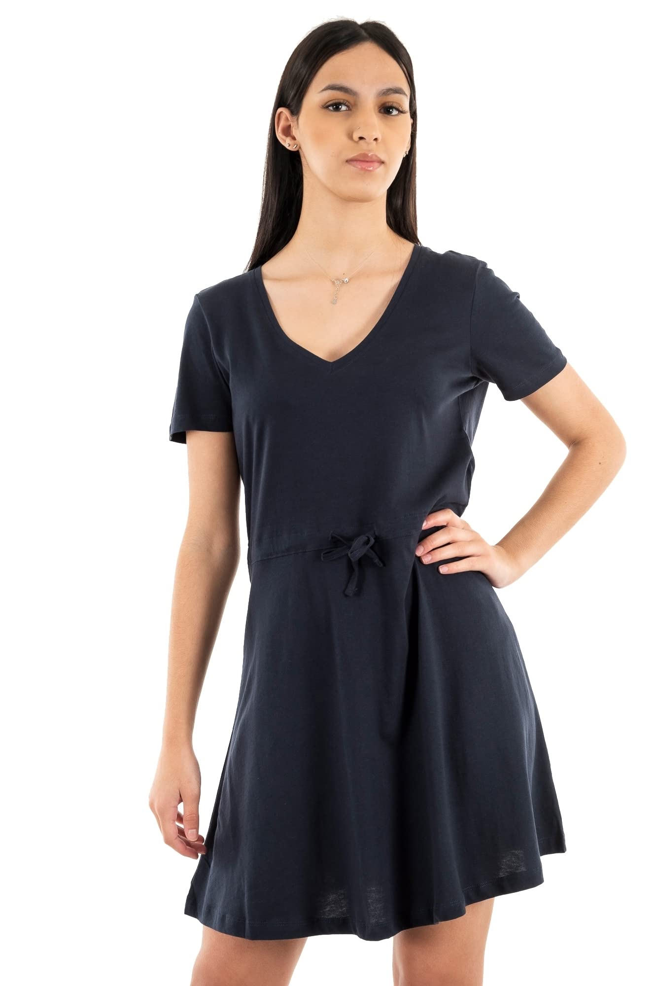 ONLYWomen's Onlmay JRS Noos S/S V-Neck Short Dress Mini