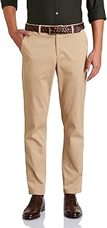 Symbol Premium Men's Regular Fit Flexi Waist Casual Pants | Stretchable Chinos | Stylish Office Fashion Trousers