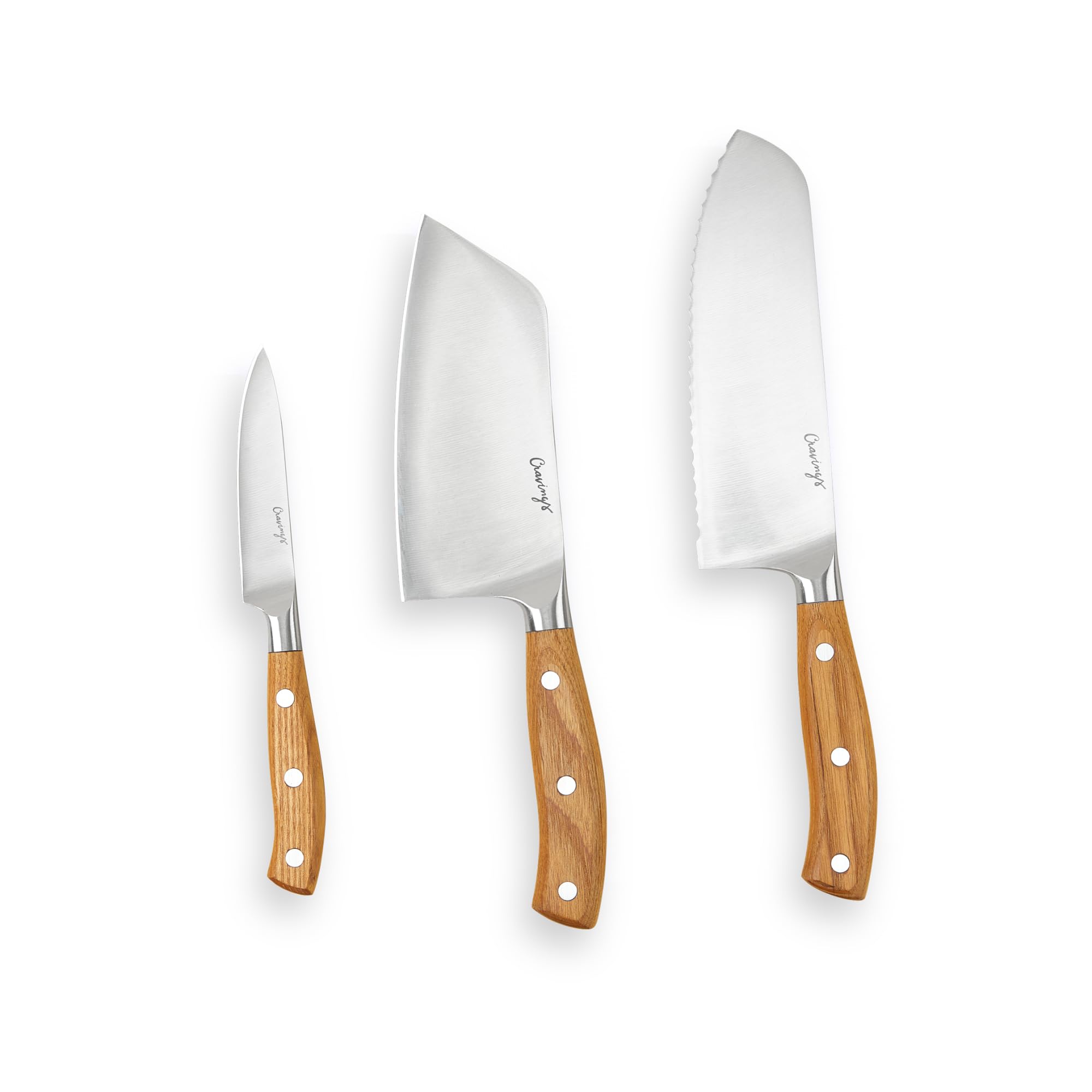 Amazon.com: Cravings Greatest Hits 3-Piece Kitchen Knife Set