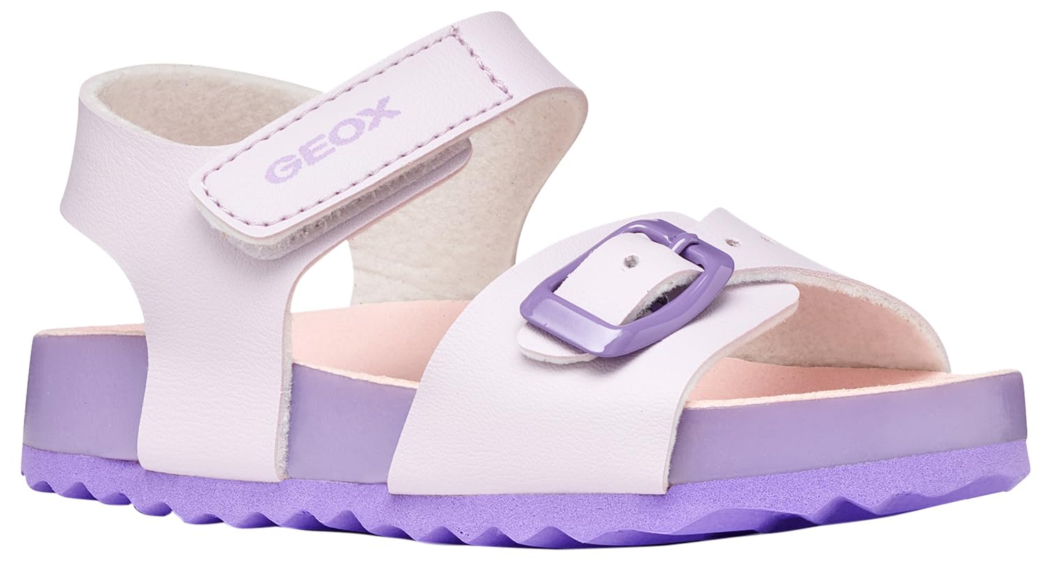 Geox Boy's B Sandal Chalki Girl, Lt Lilac, 7.5 UK Child