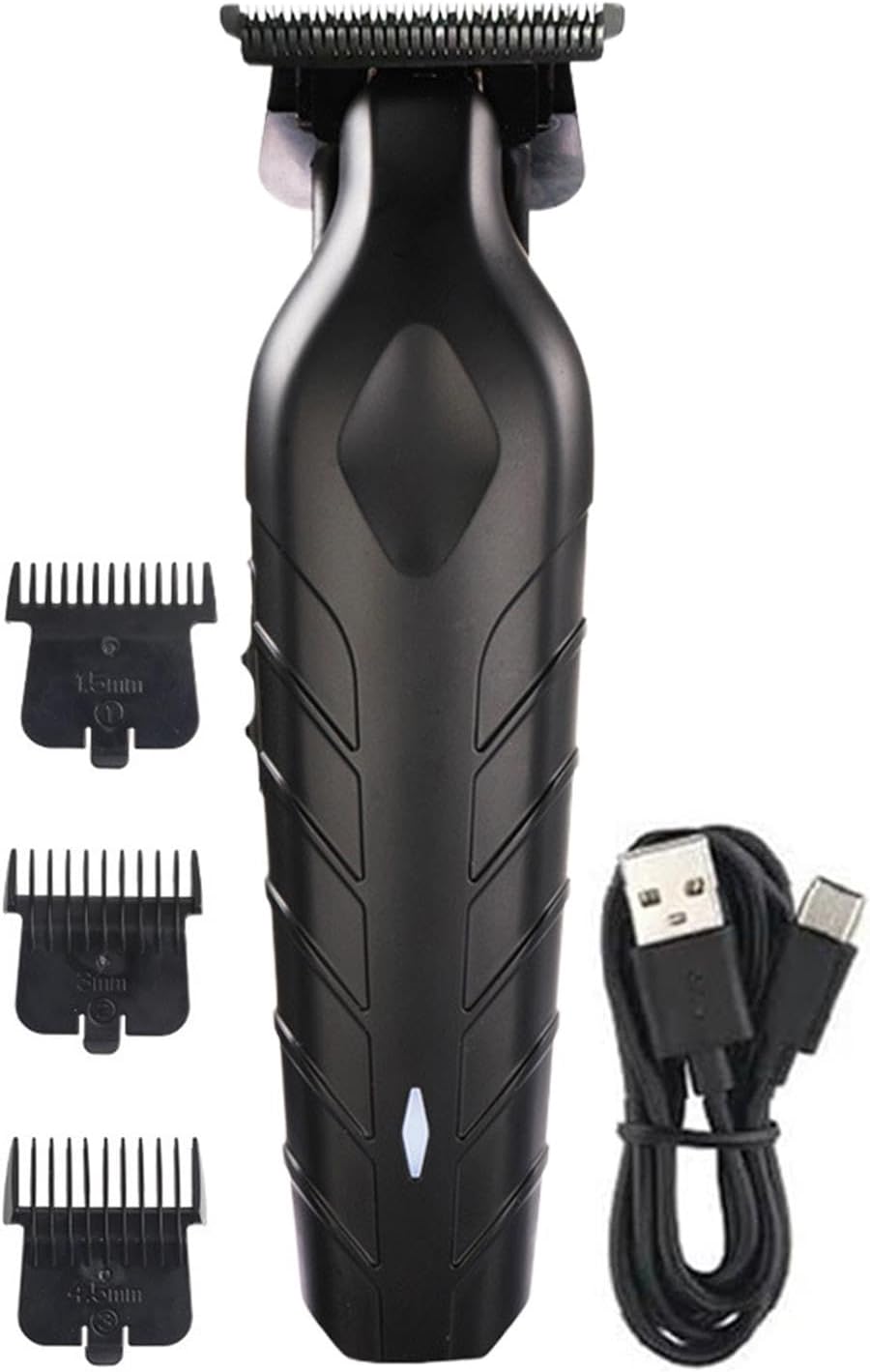 Hair Clipper with Beard Trimmer, Rechargeable Men Grooming Kit, Precision Shaver & Trimmer, Ergonomic Handle, Home Barber Tool, Perfect Offering for Father and Boyfriend