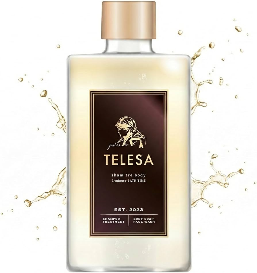Amazon.co.jp: TELESA シャントリボディ【これ1本で全身洗える】 全身