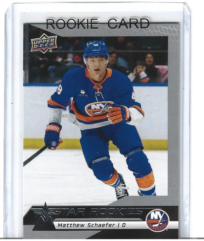 2025-26 Matthew Schaefer Hockey Rookie Trading Card Star Rookies #5 Islanders Young Superstar Player
