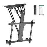 Maclean MC-880T elektryczny pochylany uchwyt TV ze sterowaniem za pomocą aplikacji 32-70″ do sufitu skośnego dachu, z pilotem zdalnego sterowania do 35 kg, maks. VESA 600 x 400