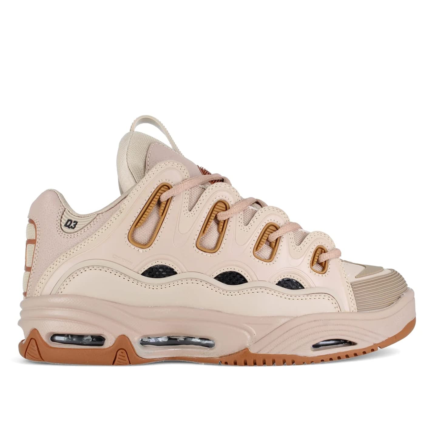 Osiris Shoes D3 2001 Copperhead/Sand/Tan Leather Sole Air Skate BMX