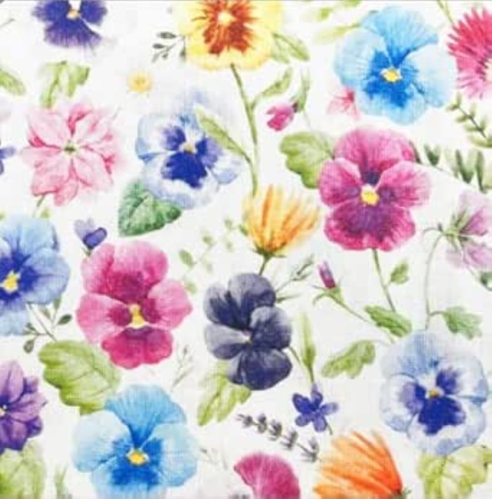 Rose & Hubble100% Cotton Sophia Floral Digital Print 150cm Wide Fabric Children's Craft Fabric Material for Quilting