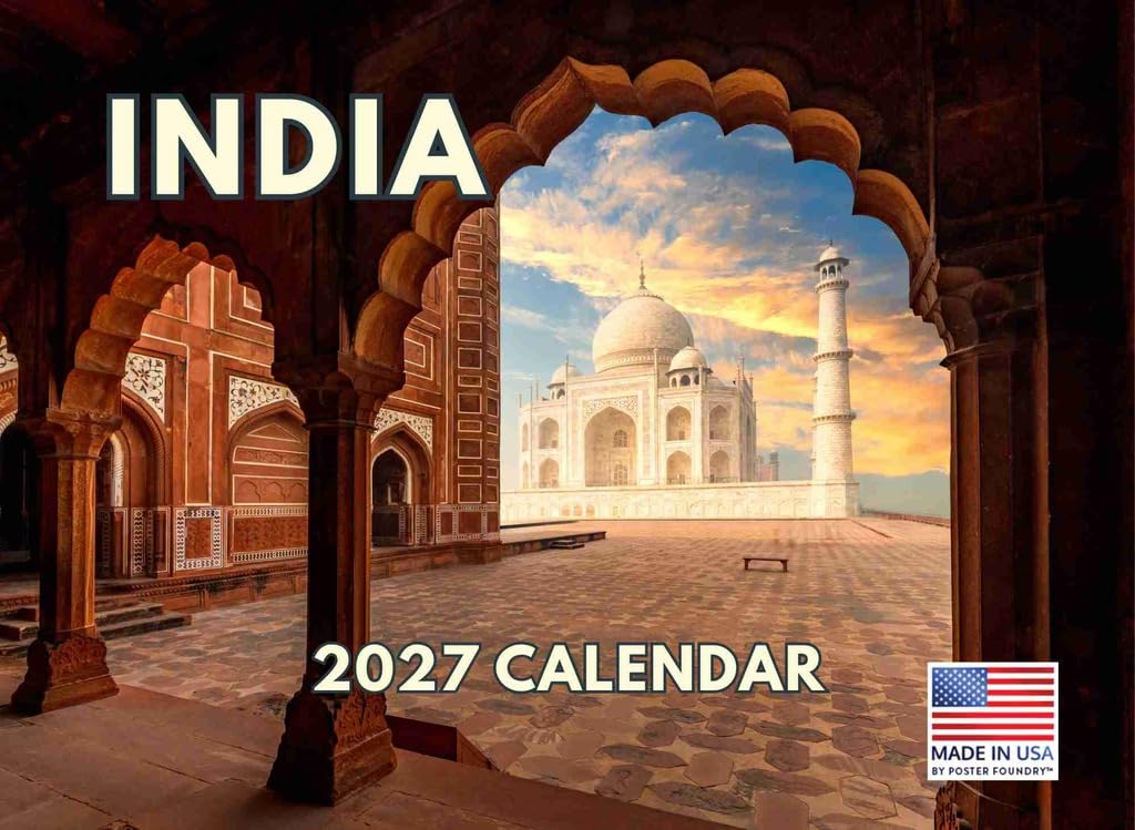 India Travel Photo Calendar 2025 Monthly Wall Calender 12 Month โ image 1