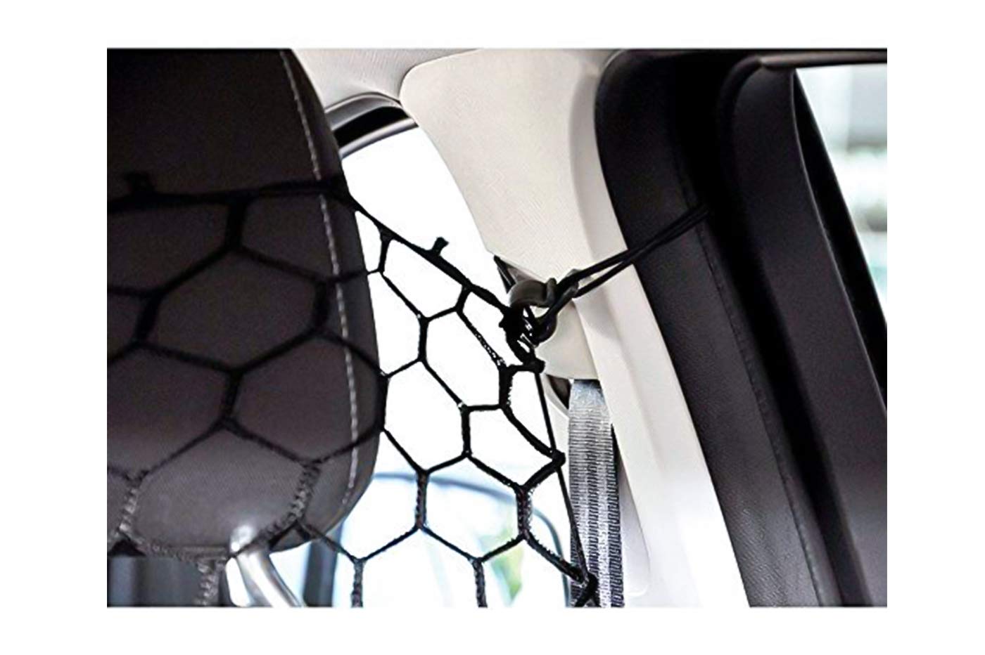 Rete Divisoria Auto 100x100 Cm - Separatore Per Animali, Elasticizzata, Universale - Foto 4