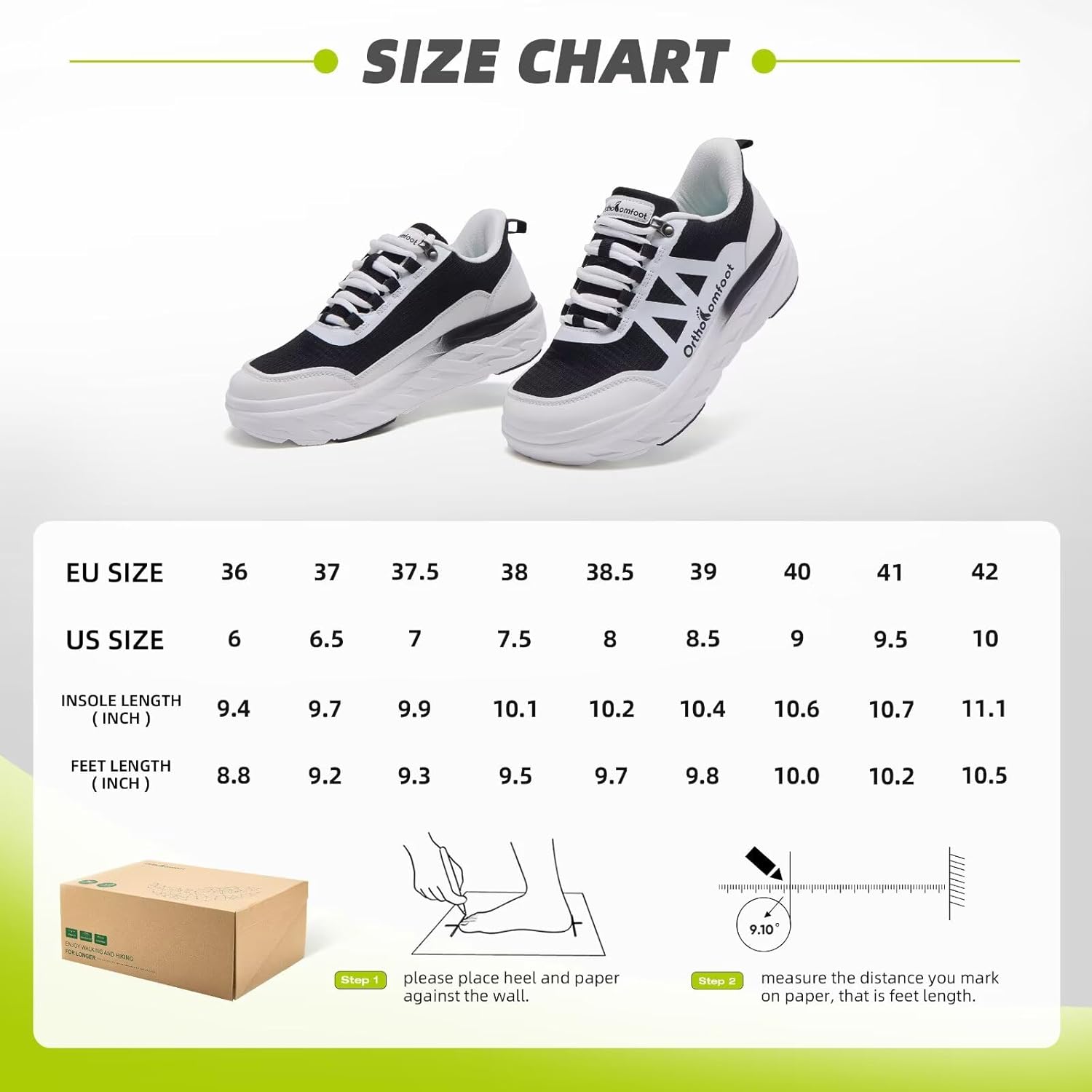 Women's Orthopedic Diabetic Wide Walking Shoes: Comfortable Arch Support Plantar Fasciitis Orthotic Slip On/Off Sport Running Sneakers, Casual Flat Feet Swollen Athletic Shoes for Foot Heel and Pain - Image 9