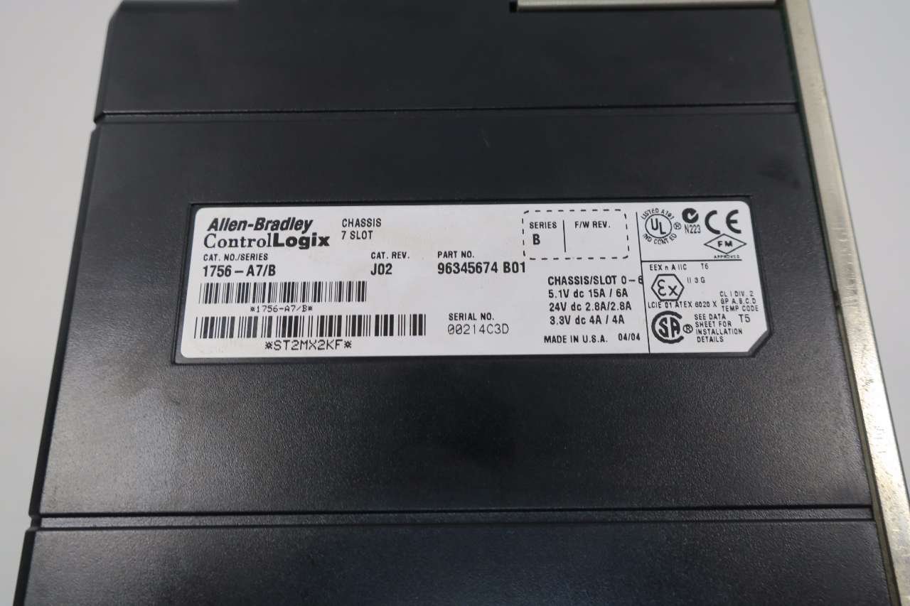 ALLEN BRADLEY 1756-A7 PLC RACK: Amazon.com: Industrial & Scientific