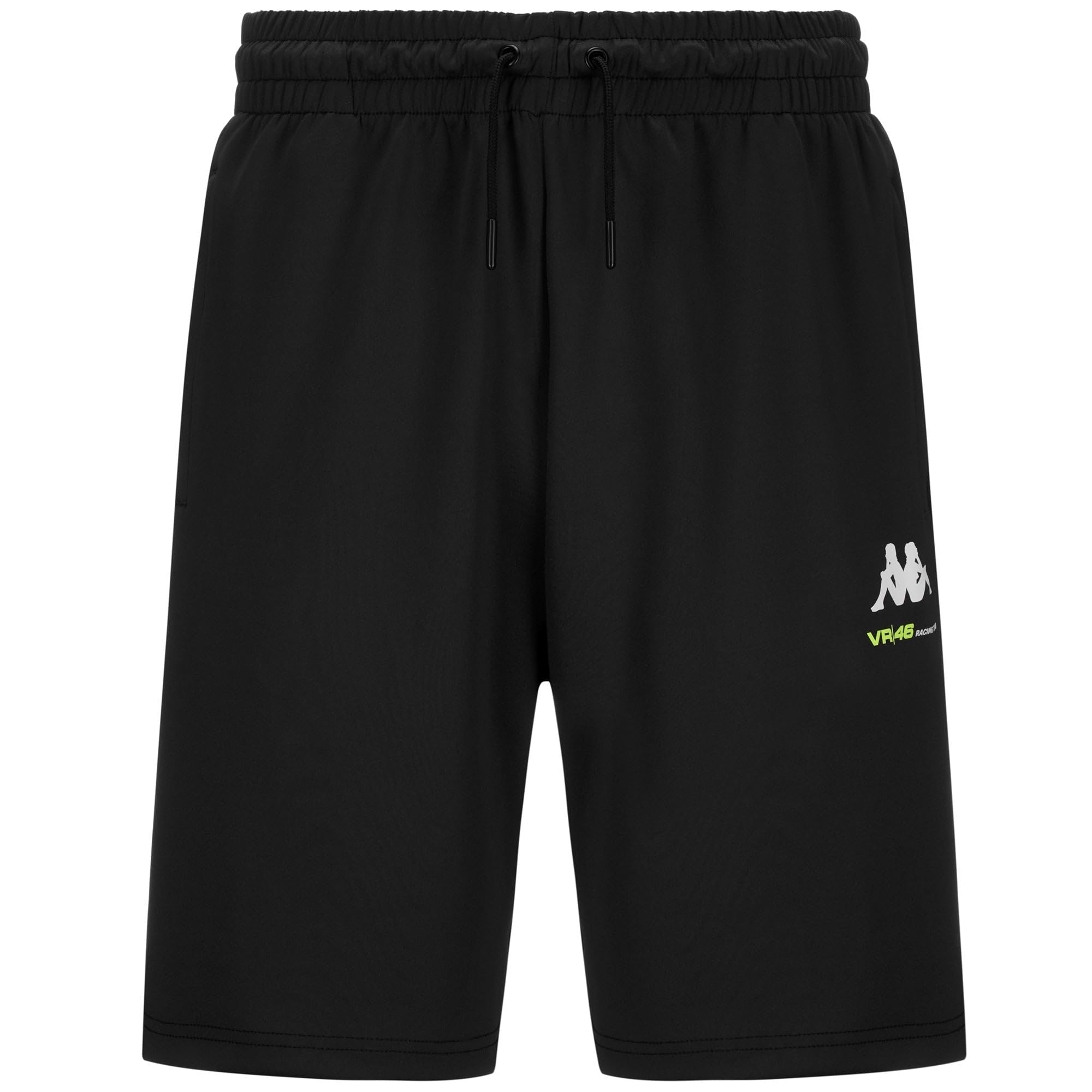Kappa Unisex Schwarz Adozippo Vr46 -Hose Für Erwachsene