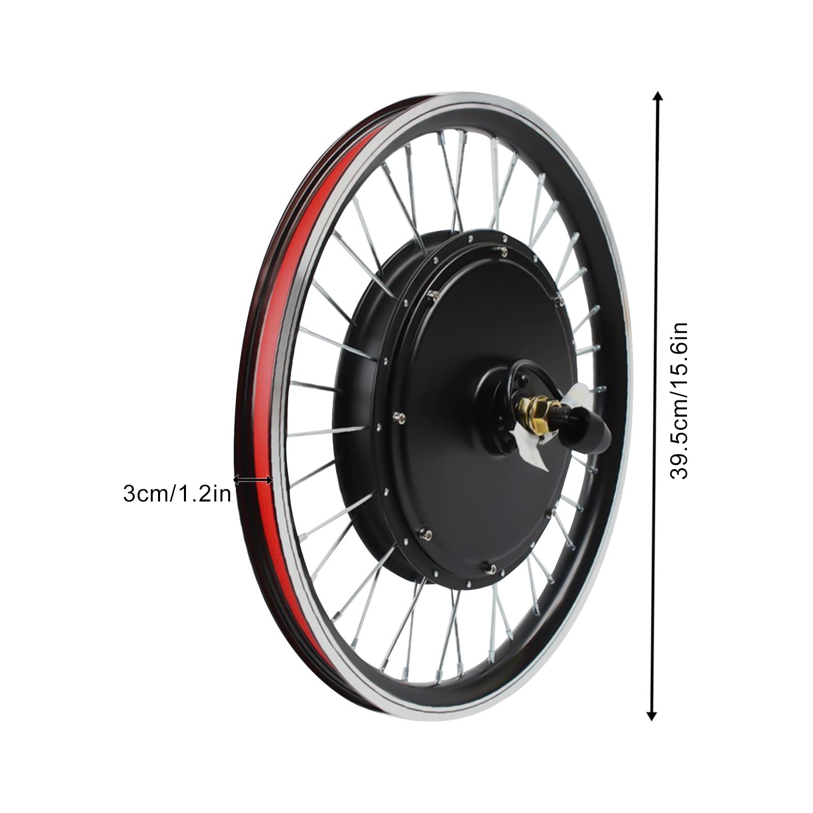 Kit Velo Electrique 20" avec Écran LED, 1000W Kit de Conversion de Vélo