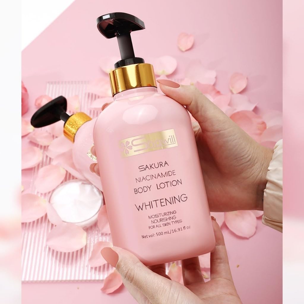 ボディローション Shawill Sakura Niacinamide Body Lotion 7 Shawill Niacinamide Body Lotion 500 ml: Buy Online at Best Price