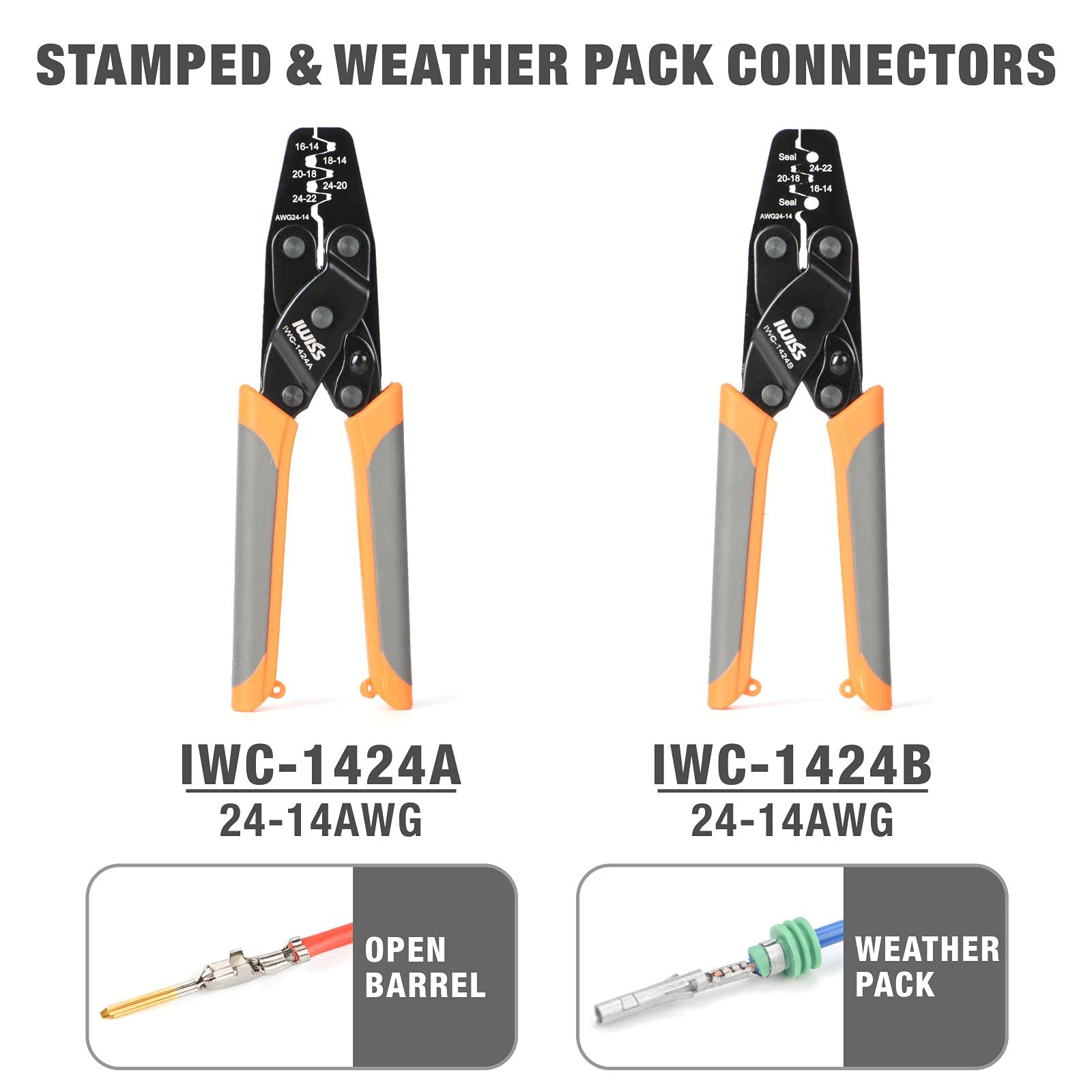 Buy IWISS Deutsch Connector Crimping Tool Kit for Deutsch DT Connectors