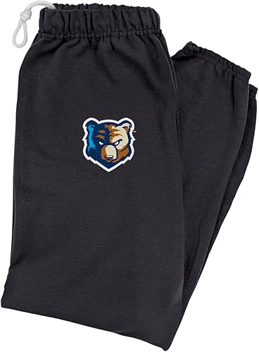 Logovision Pantalones deportivos para hombre colección universitaria con logotipo primario negro Logovision Pantalones deportivos para hombre colección universitaria con logotipo primario negro