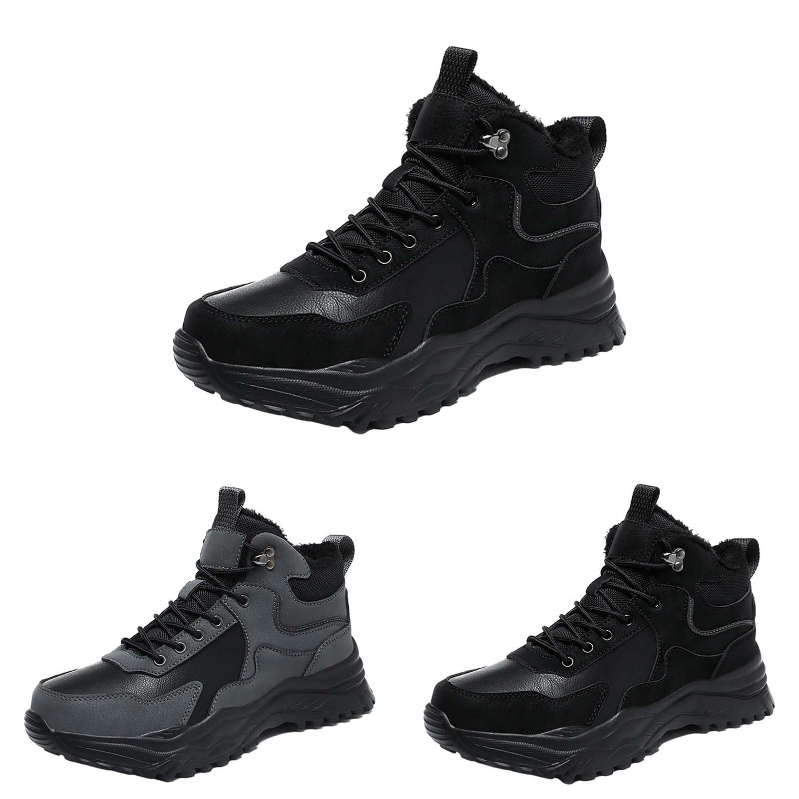 Chaussures De Randonnée Couple Femmes Hommes Chaussures De Randonnée Chaussures Courtes En Coton Bottes De Neige Bottes De Neige D'hiver Chaussures Neige Homme Fourrure Chaussures Neige Homme