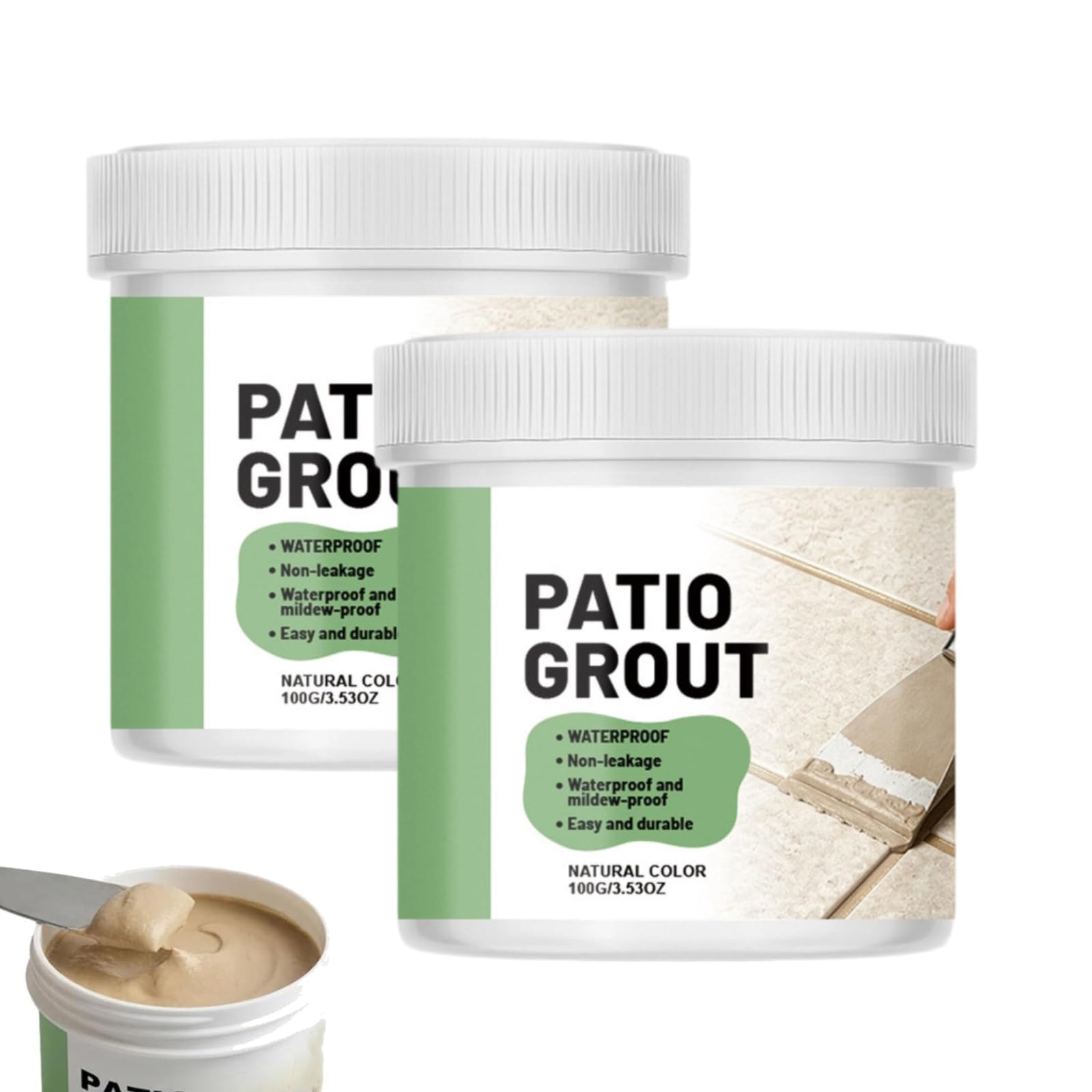 Waterproof Patio Grout Filler, Patio Grouting Brush in, Waterproof Tile Grout Filler