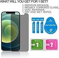 Vista 3 de Protector de pantalla de privacidad premium para iPhone XR /iPhone 11/iphone12/iPhone 12 PRO /iPhone 13/iphone13 PRO