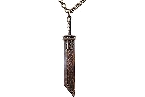 Pendant Necklace with Sword of Damocles Motif