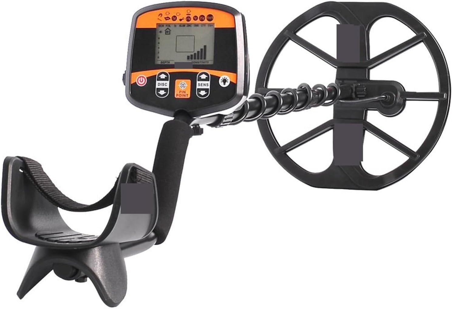 Metal Detector, High Depth 2.5m Underground Metal Detector LED Flashlight TX960 Digger Treasure Hunter er Gold Detector