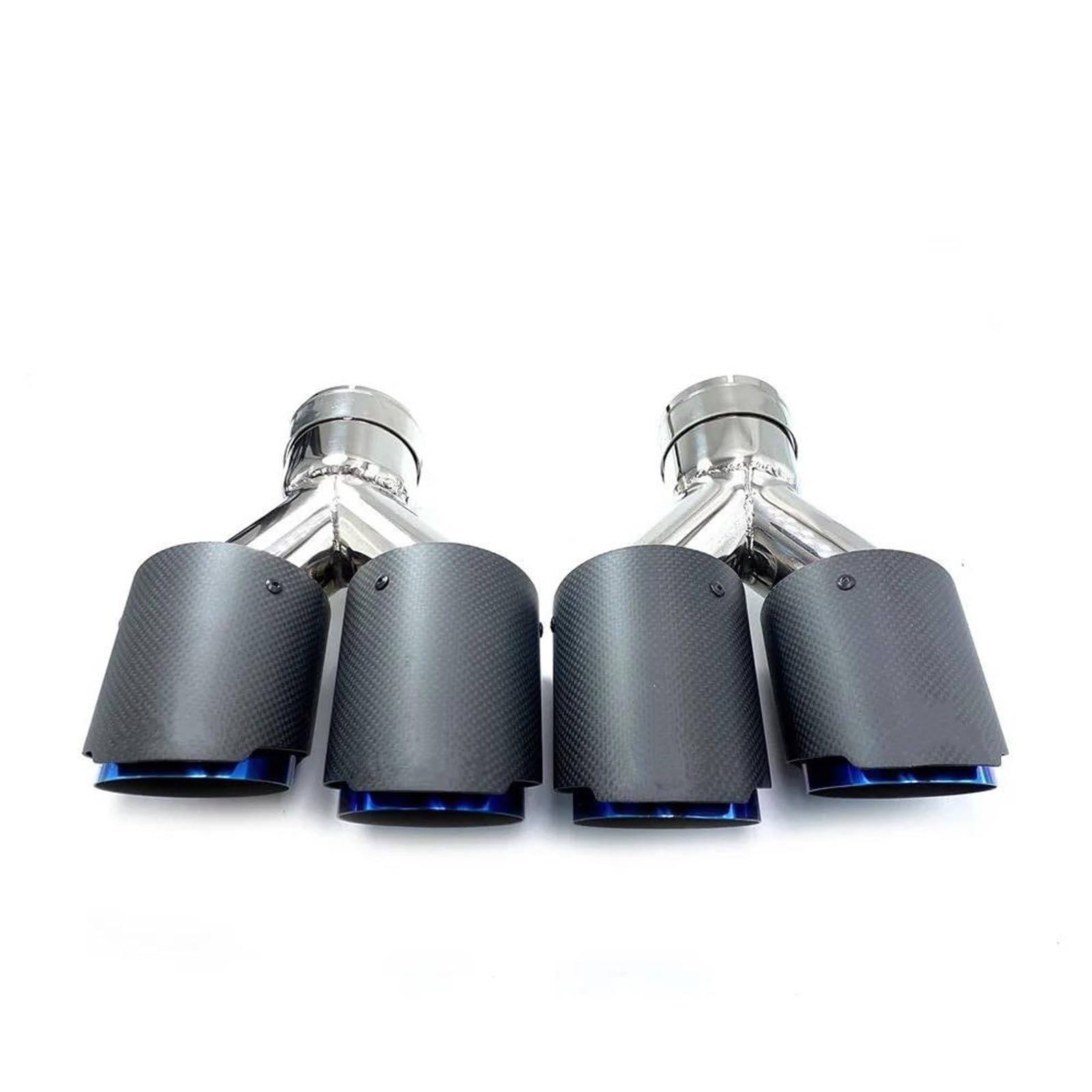 Punta de escape para coche universal: soluciona el aspecto oxidado con carbono 7