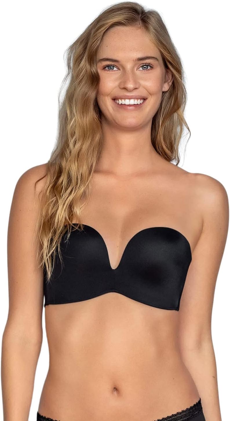 Leonisa Anti-Slip Strapless Wireless High Push Up Bra - Bras for Women