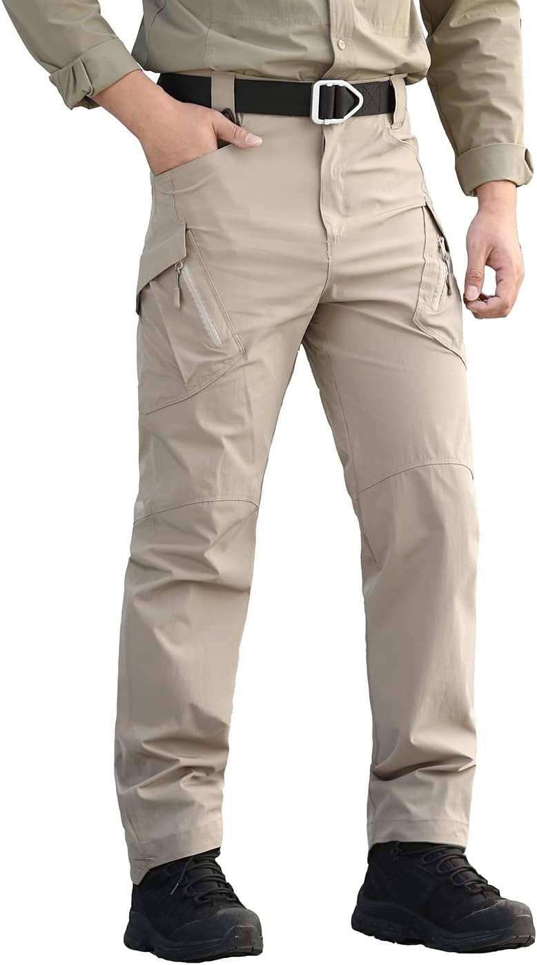 ReFire Gear Men's Quick Dry Tactical Pants Summer Lightweight Outdoor Hiking Cargo Trousers - Image 3