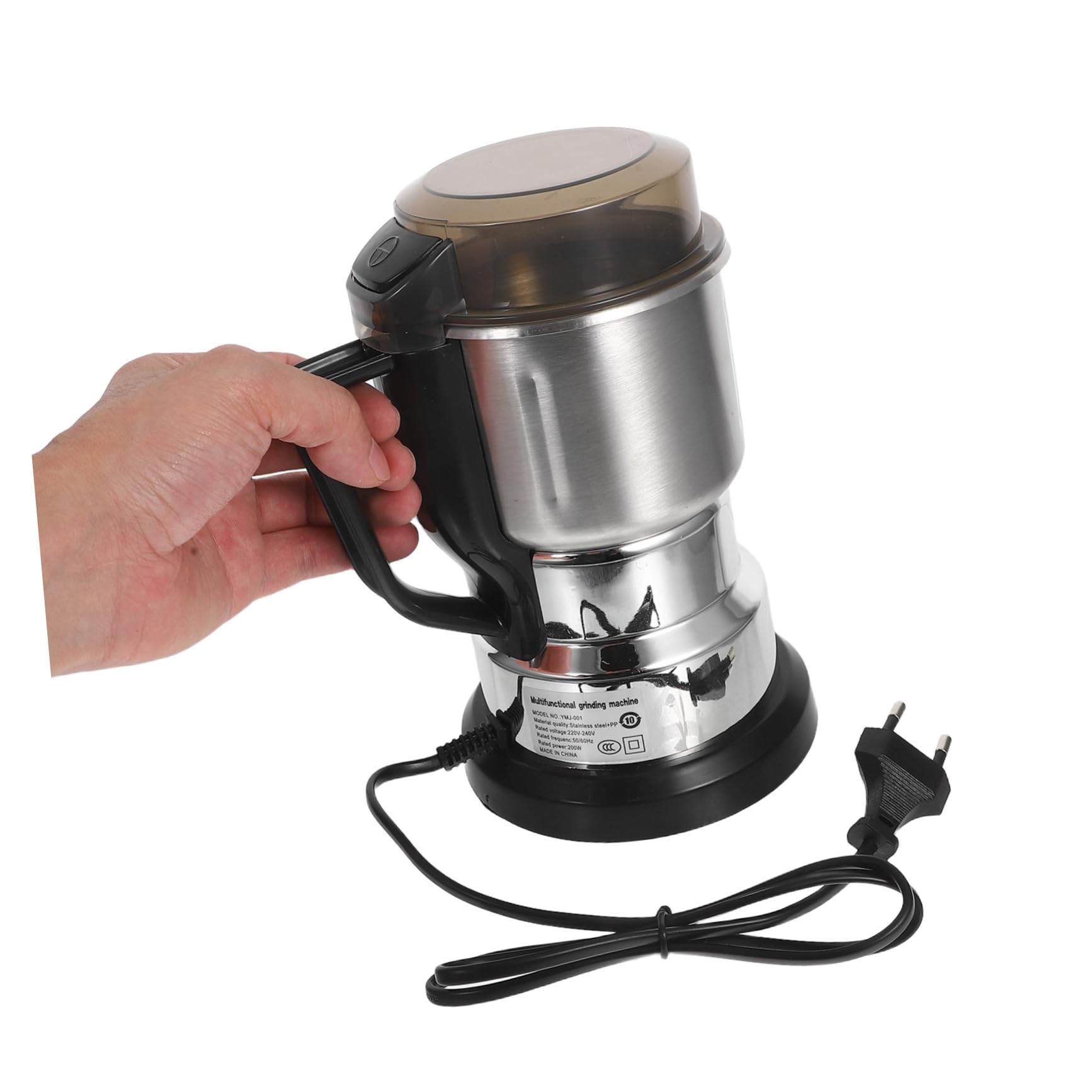 Cabilock Moulin à Broyage Rapide pour Grains Épices et Fruits Secs Mixeur Compact et pour Cuisine Moderne pour Café Céréales et Épices