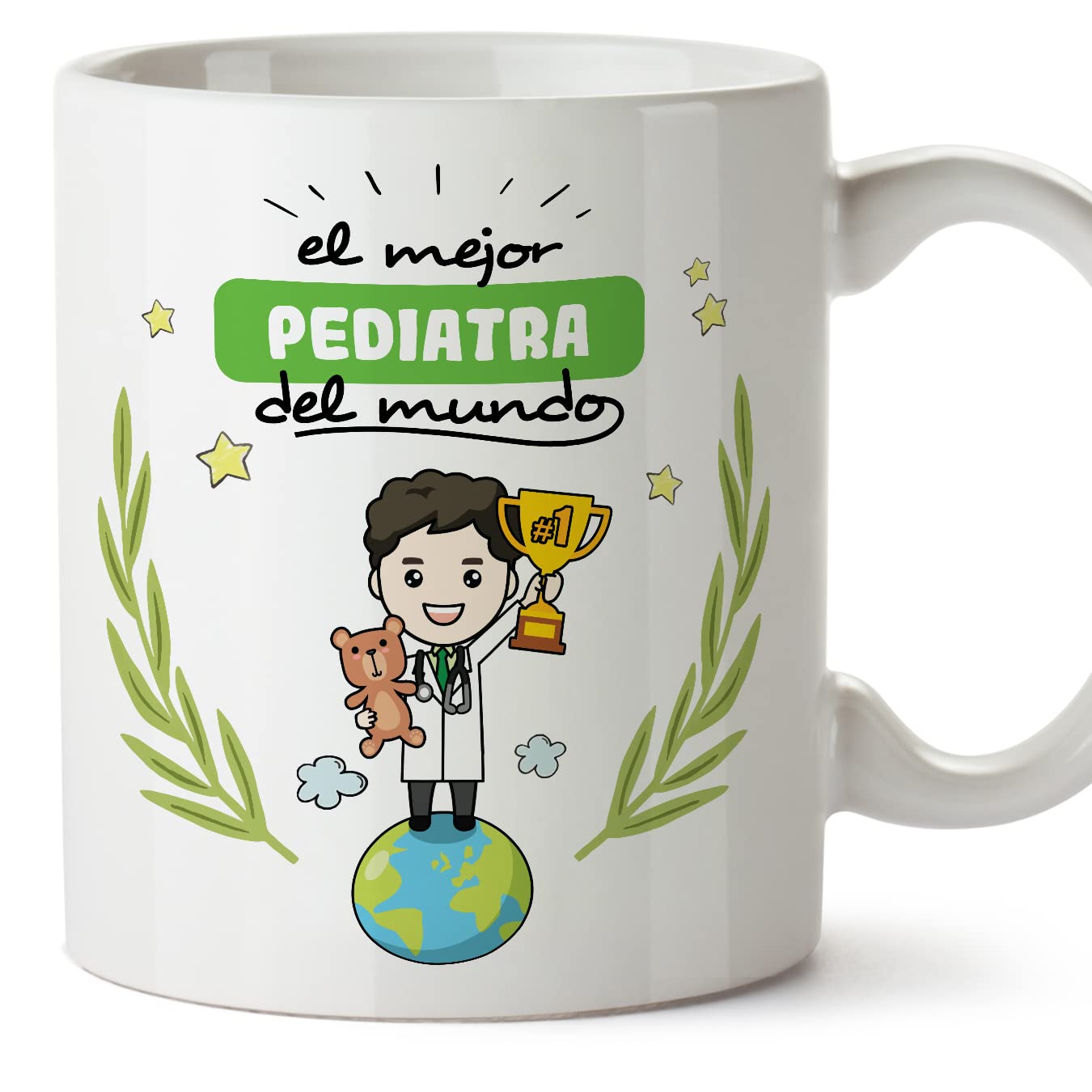 MUGFFINS Taza Fisioterapeuta Hombre (Mejor del Mundo) - Regalos Originales y Divertidos de Fisioterapia — view 107