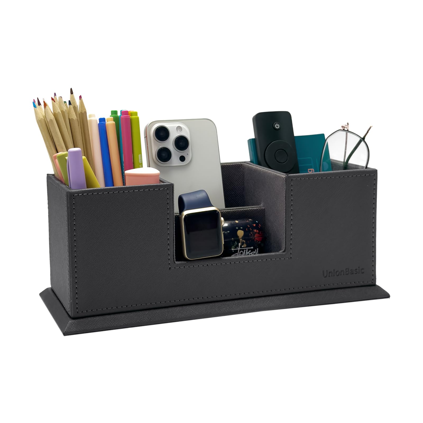 Amazon.com: UnionBasic 4 Compartment Desk Organizer - Dual Pen