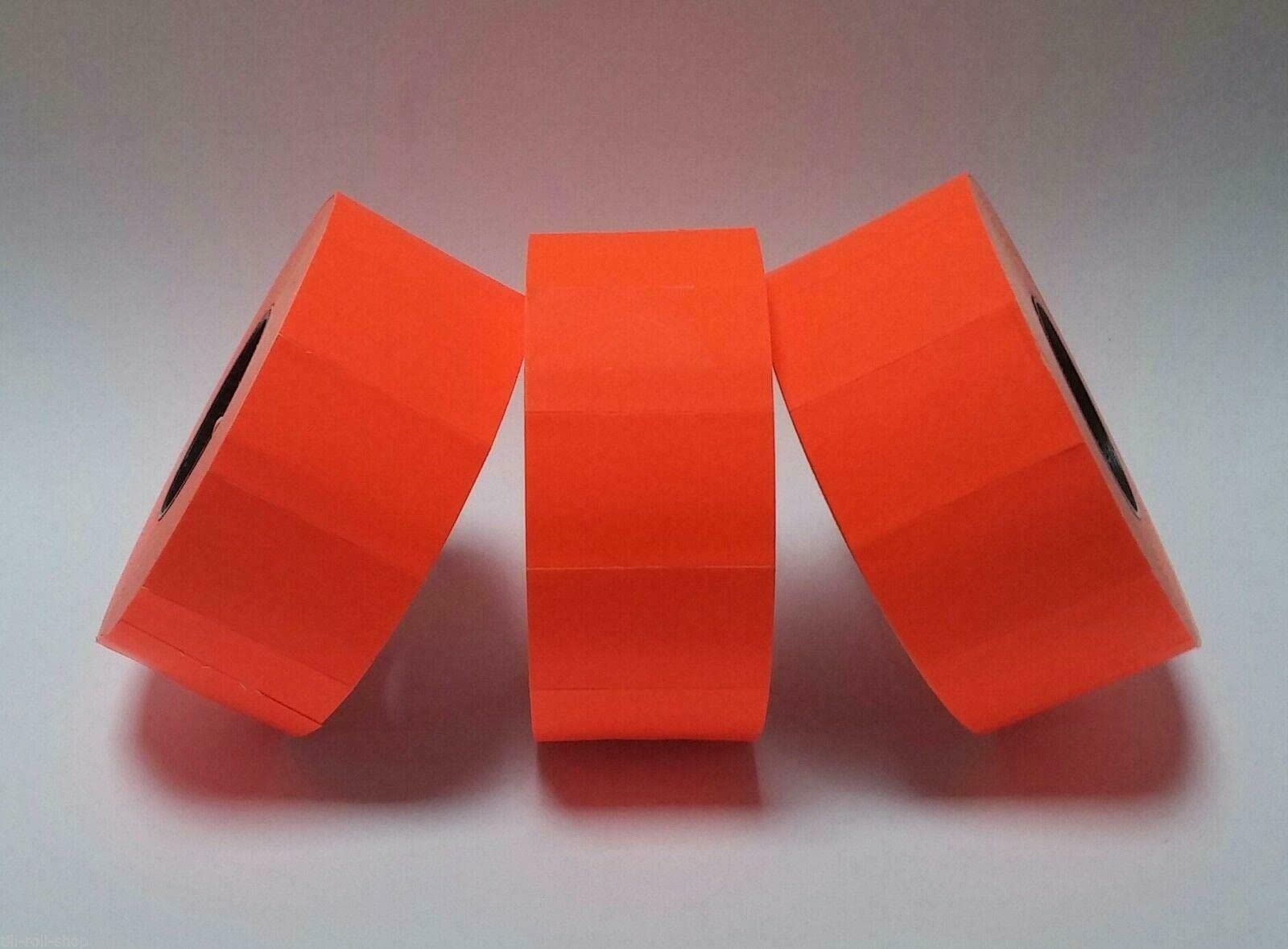 Gato CT7 26mm x 16mm Price Gun Labels Red Straight Edge 30 Rolls 36,000 Labels