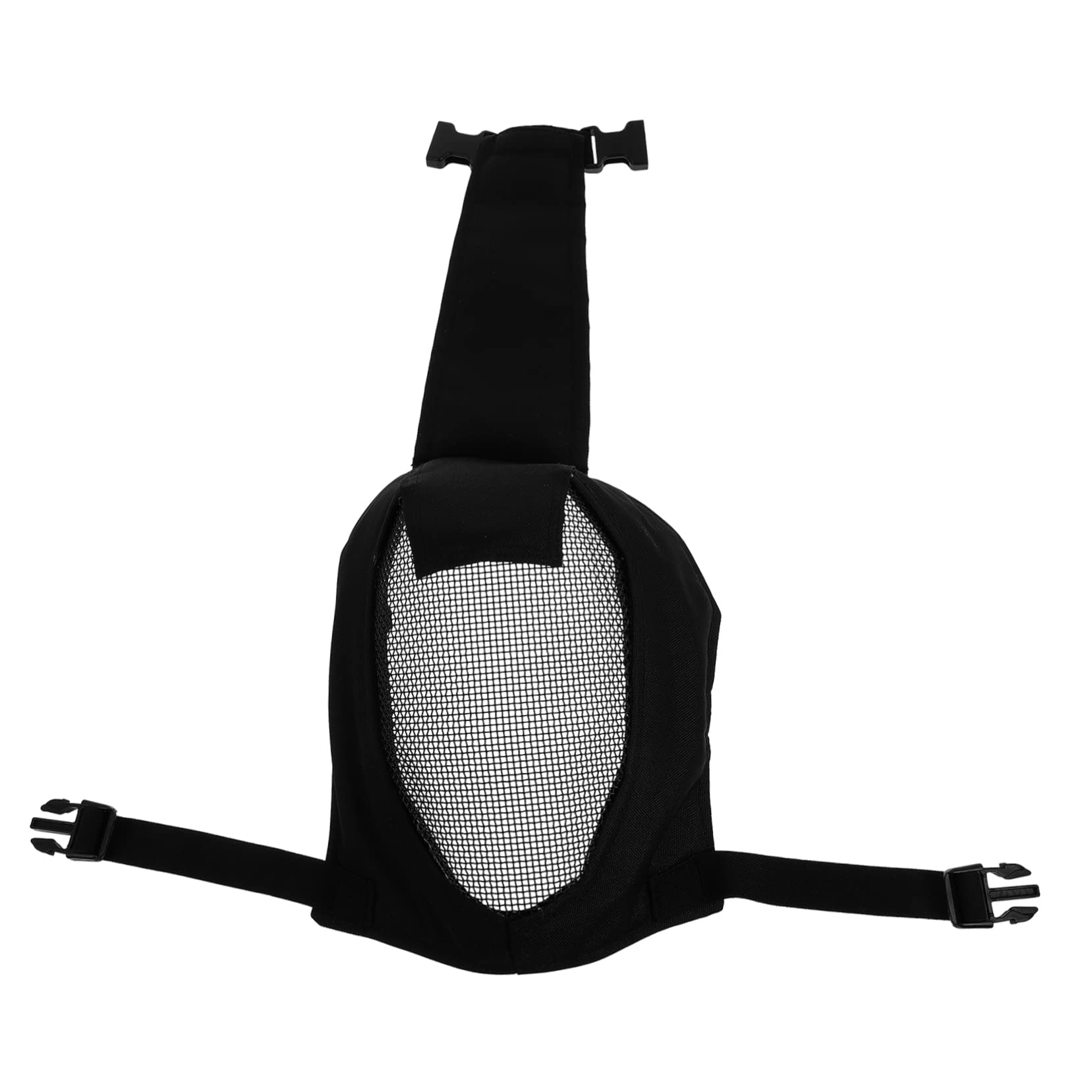 WHAMVOX Outdoor Full Steel Mesh Protective Fencing for Adults Breathing Guard Game Oxford Fabric Lightweight