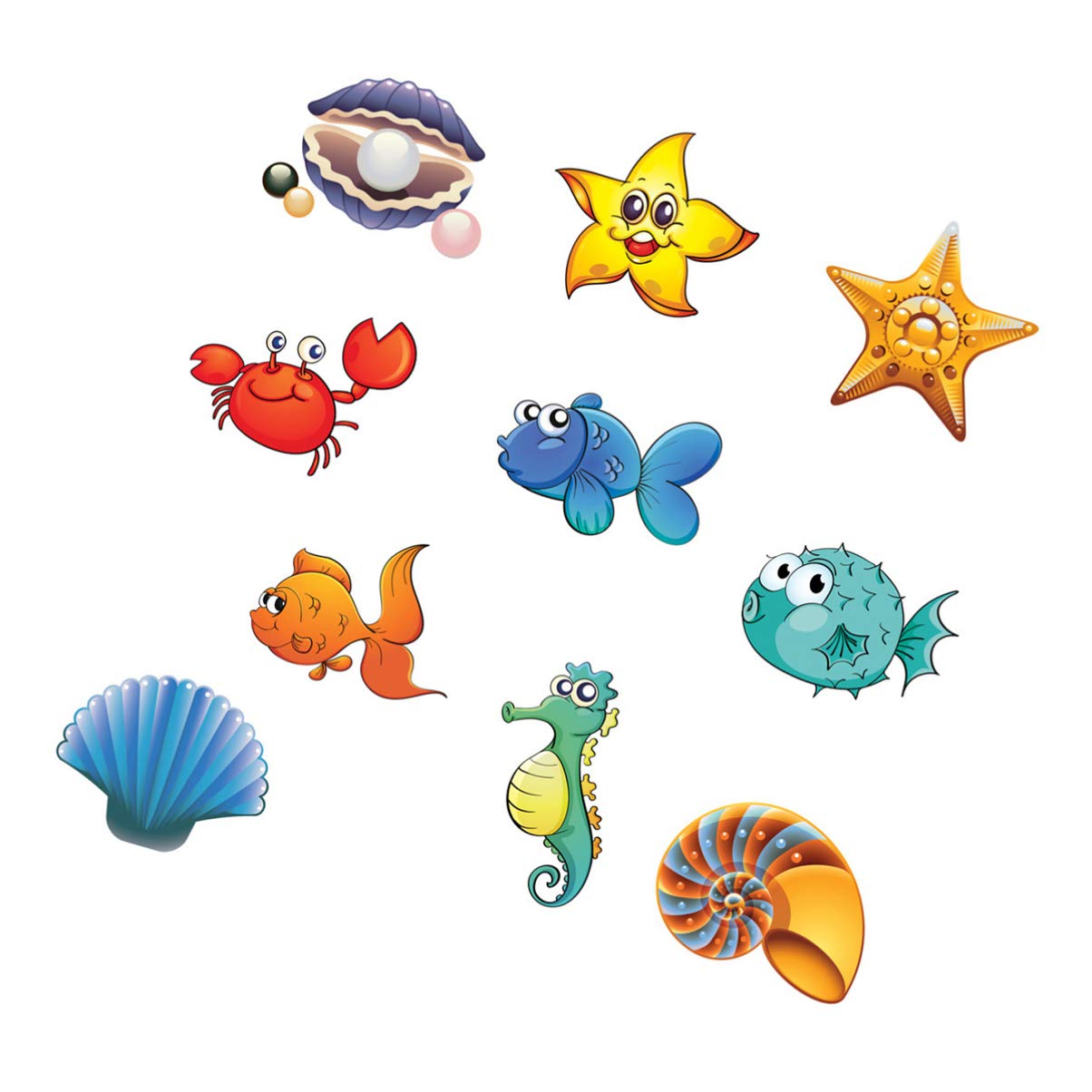 STOBAZA Rutschfeste Badewannenaufkleber – Blumen Design, 4 Stück