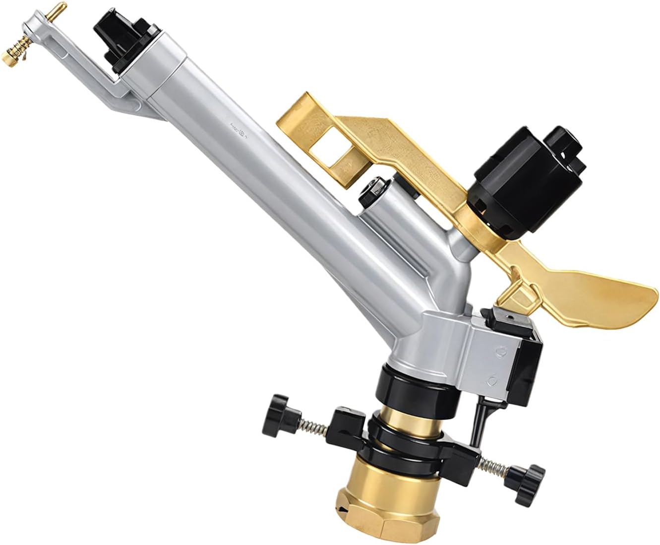 Flexible 360 Direction Operating Water Sprinkler with Metal Case Suitable for Farm Lawns Green Spaces Sprinkler