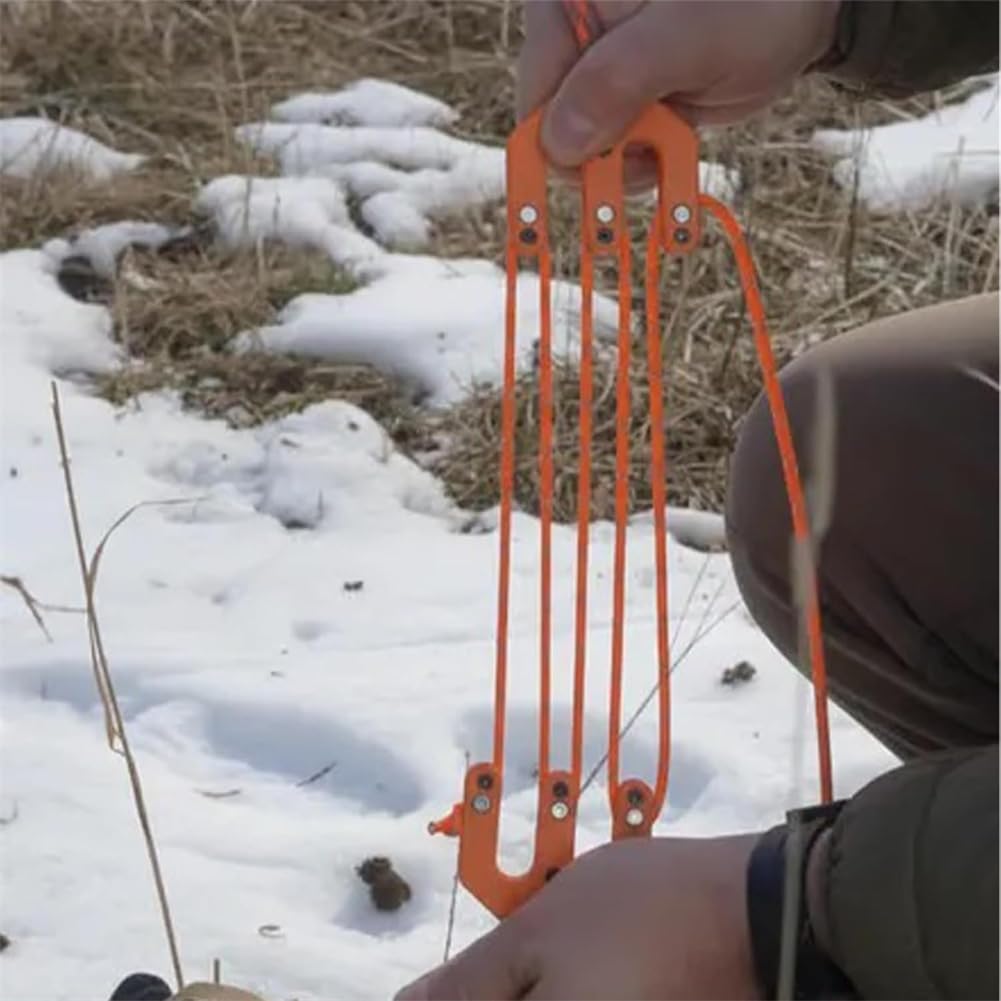 Game & Gear, sistema di sollevamento e attrezzatura, paranco ultraleggero per caccia, blocco in nylon portatile e sistema di puleggia, strumento compatto per sollevamento giochi per caccia in