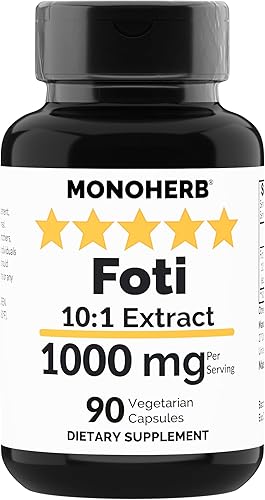 MONOHERB Extracto de Foti 1000 mg - 90 Cápsulas Vegetarianas