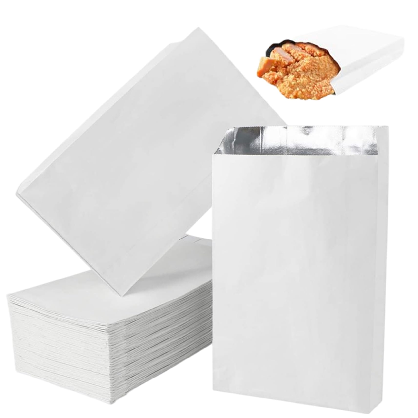 Bolsas de papel de aluminio para hamburguesas que mantienen el calor en almuerzos y comidas