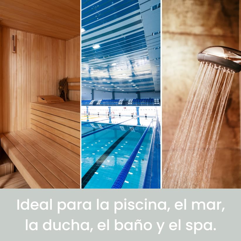 INTRECCI Albornoz 100% algodón de Rizo de Nido de Abeja en Color Liso con Capucha y cinturón - Bata de baño Unisex para Mujer y Hombre (L, Tórtola)