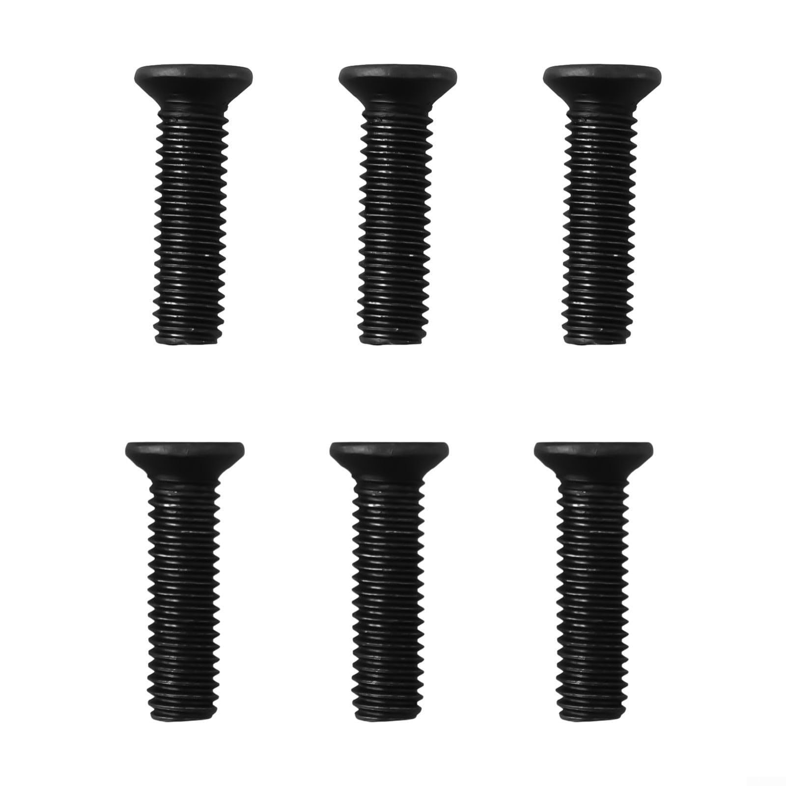 Honseadek 6 viti di ricambio per mandrino per trapano, 22 mm, filettatura sinistra, in metallo, per utensili elettrici (M6 x 22 mm)