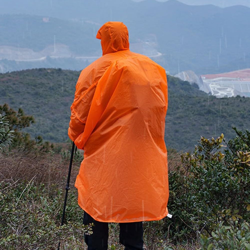 Funda para mochila e impermeable ultraligero diseñado para actividades al aire libre (naranja S)