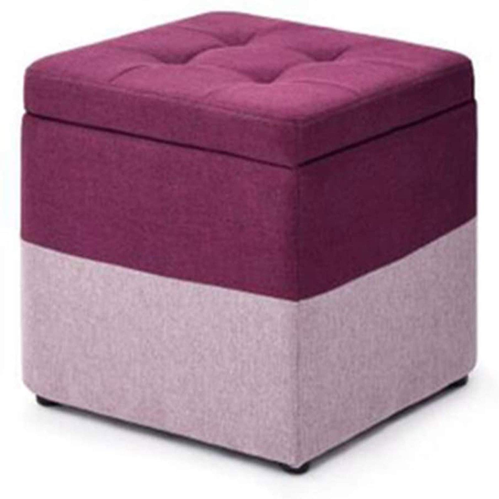 Siège cubique gain de place, repose-pieds et boîte de rangement 40x40 contre le désordre