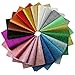David accessories Shiny Superfine Glitter Faux Leather Sheets Solid Color Synthetic Leather Fabric 20 Pcs 7.7 x 12.9 (20 x 33cm) Canvas Back Assorted Colors for DIY Earrings Hair Bows Making