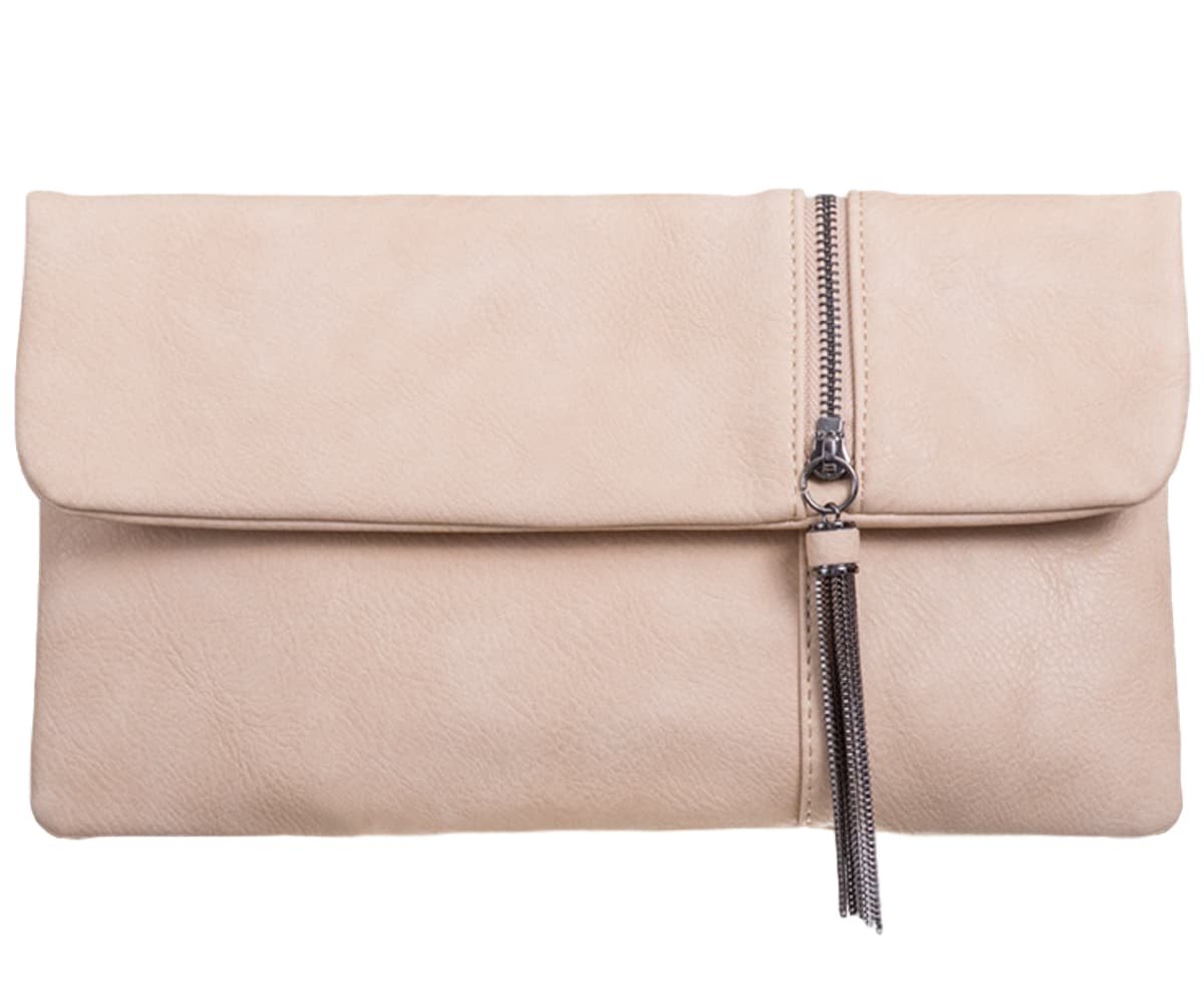 beige evening purse